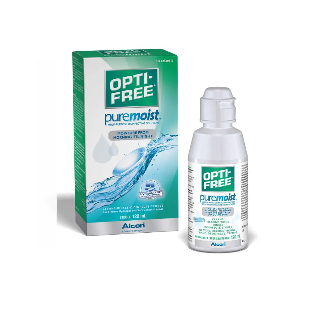 Opti Free Pure Moist Lens Solution 120ml