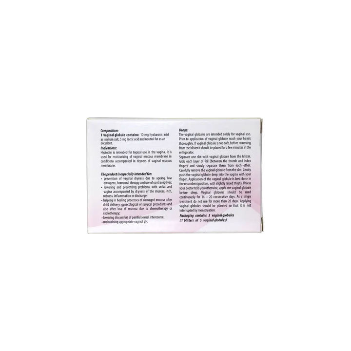 50230-Biofaktor Hyalotim 10Mg Hyal Acid+5Mg Lactic Acid 5 Vaginals +1
