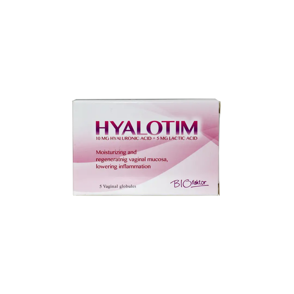 BIOFAKTOR HYALOTIM 10MG HYAL ACID + 5MG LACTIC ACID 5 VAGINALS