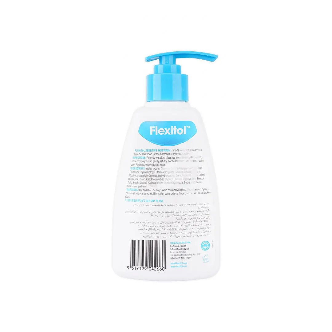 FLEXITOL SENSITIVE SKIN WASH 250ML