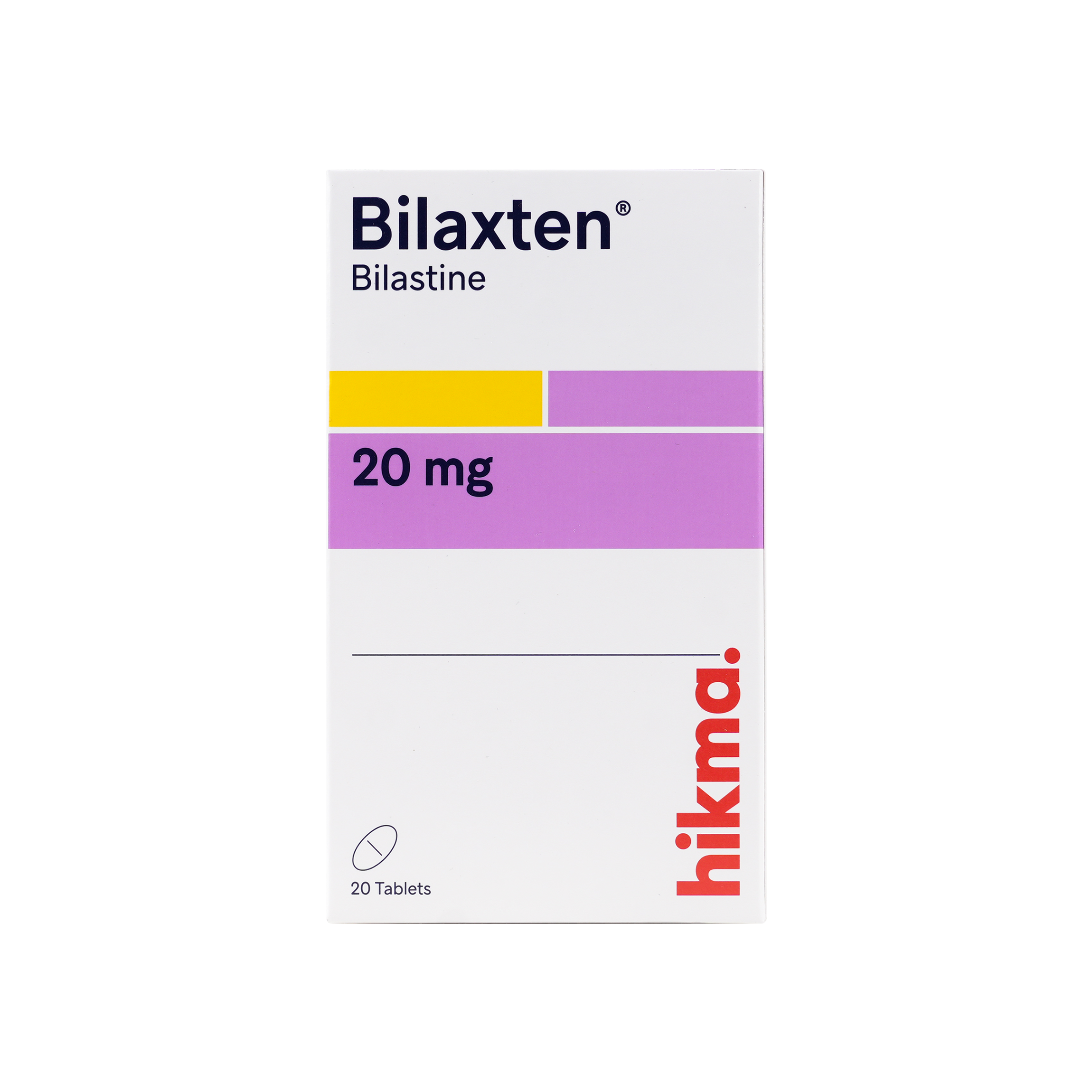 BILAXTEN 20MG 20 TABLETS