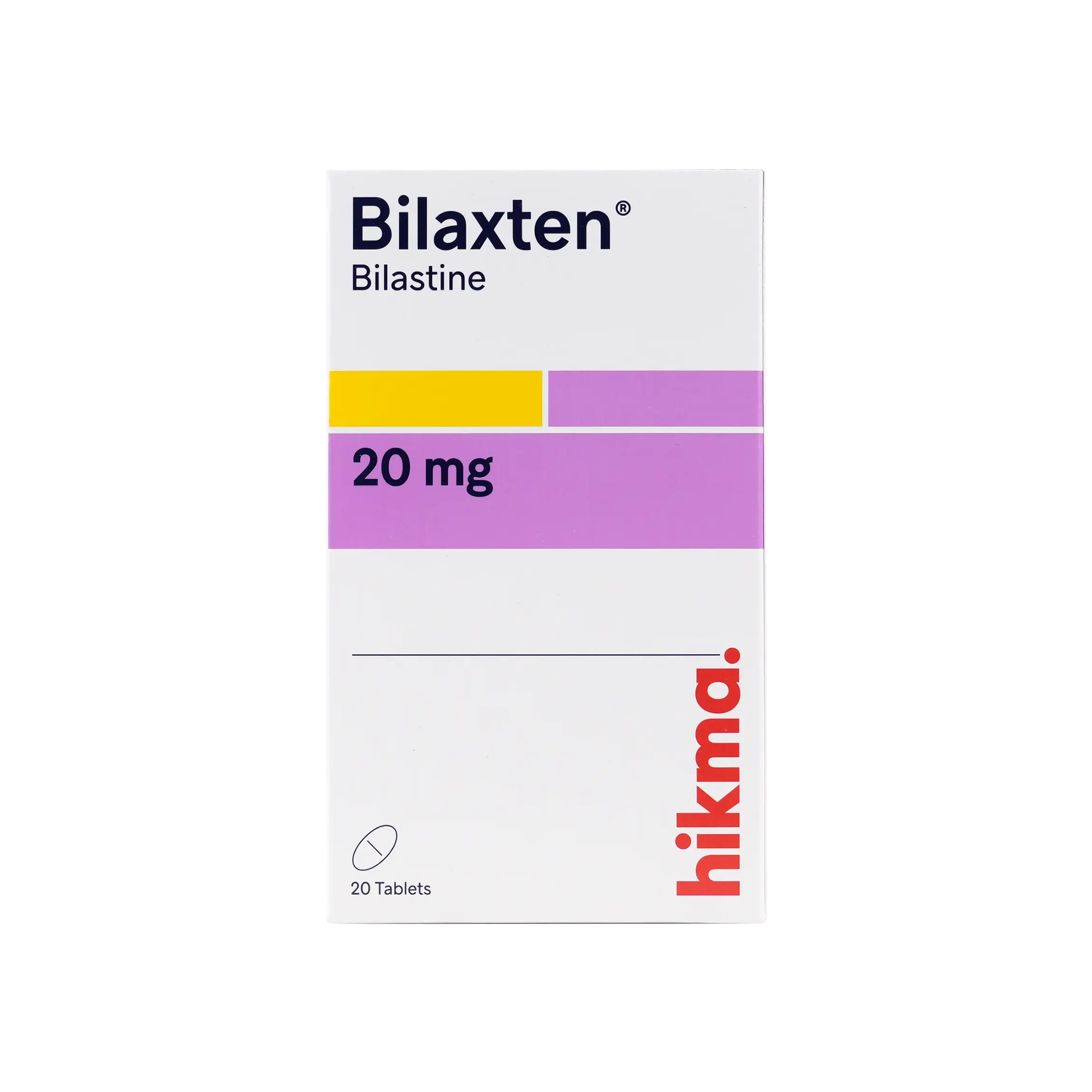 BILAXTEN 20MG 20 TABLETS