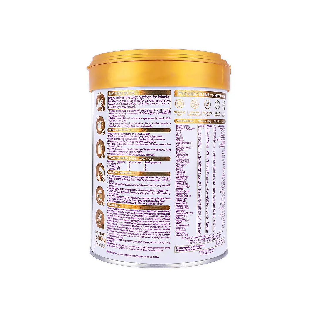 50249-Primalac Ultima AR2 (6-12m) 400g +2