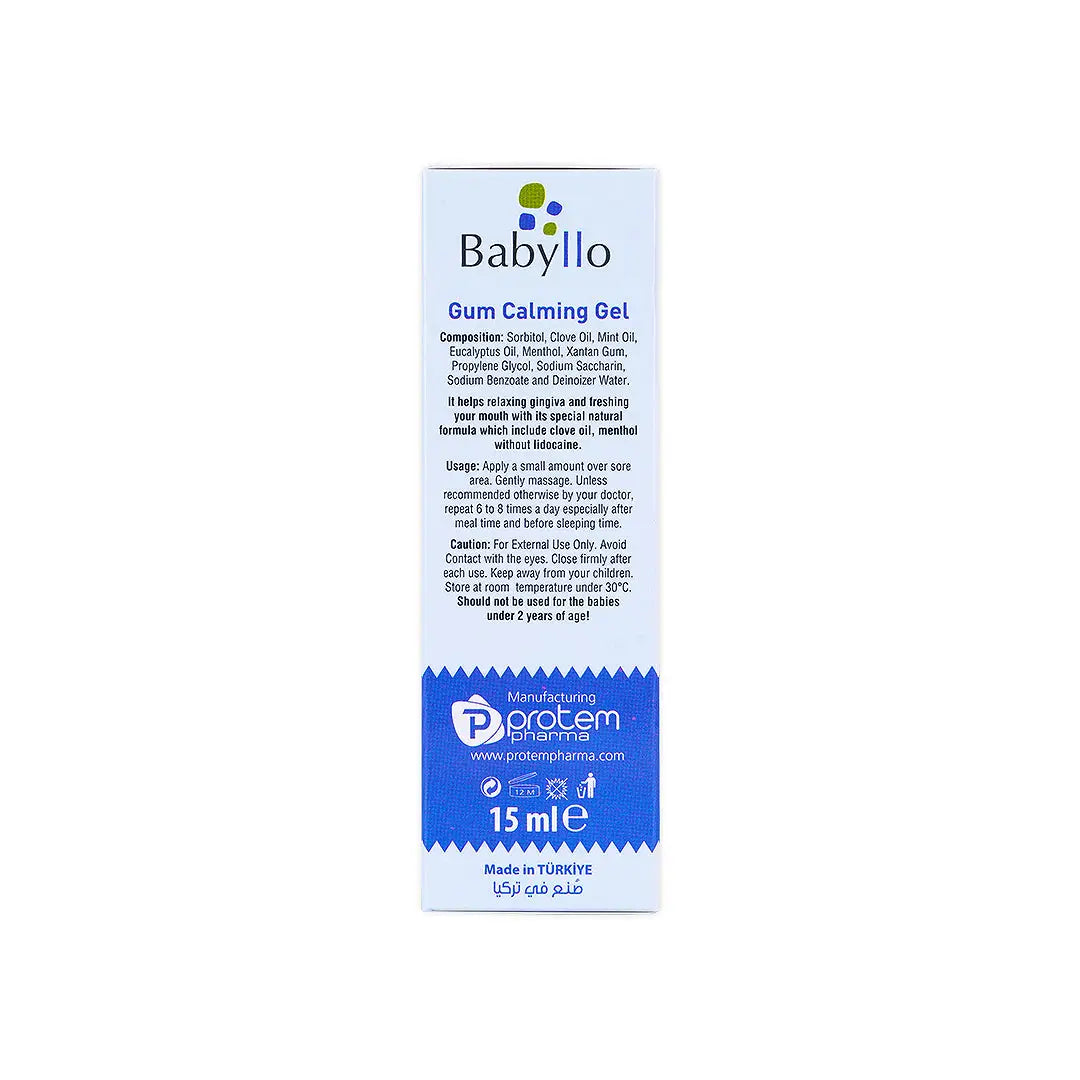 50258-Babyllo Gum Calming Gel Clove Oil 15Ml +5
