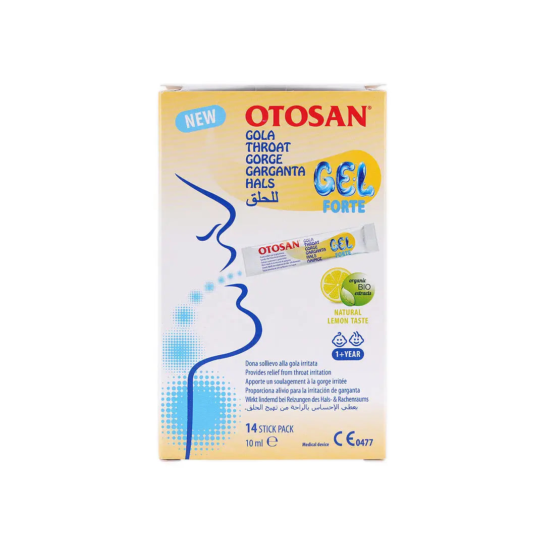 50262-Otosan Gola Throat Gel Forte 10Ml X 14 Stick Pack