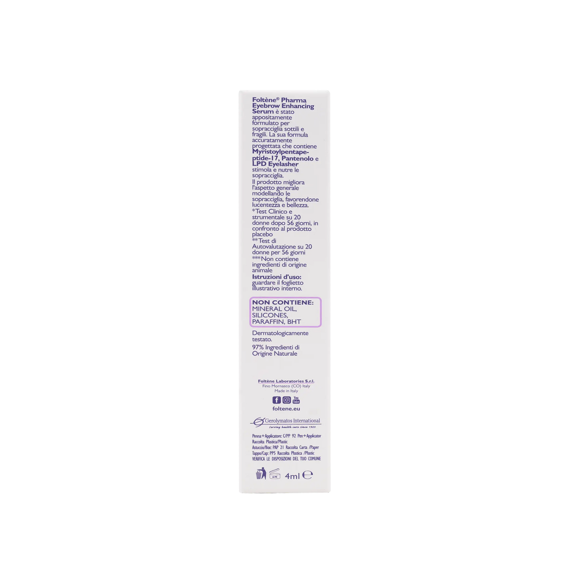 50267-Foltene Eyerow Enhancing Serum 4Ml +1