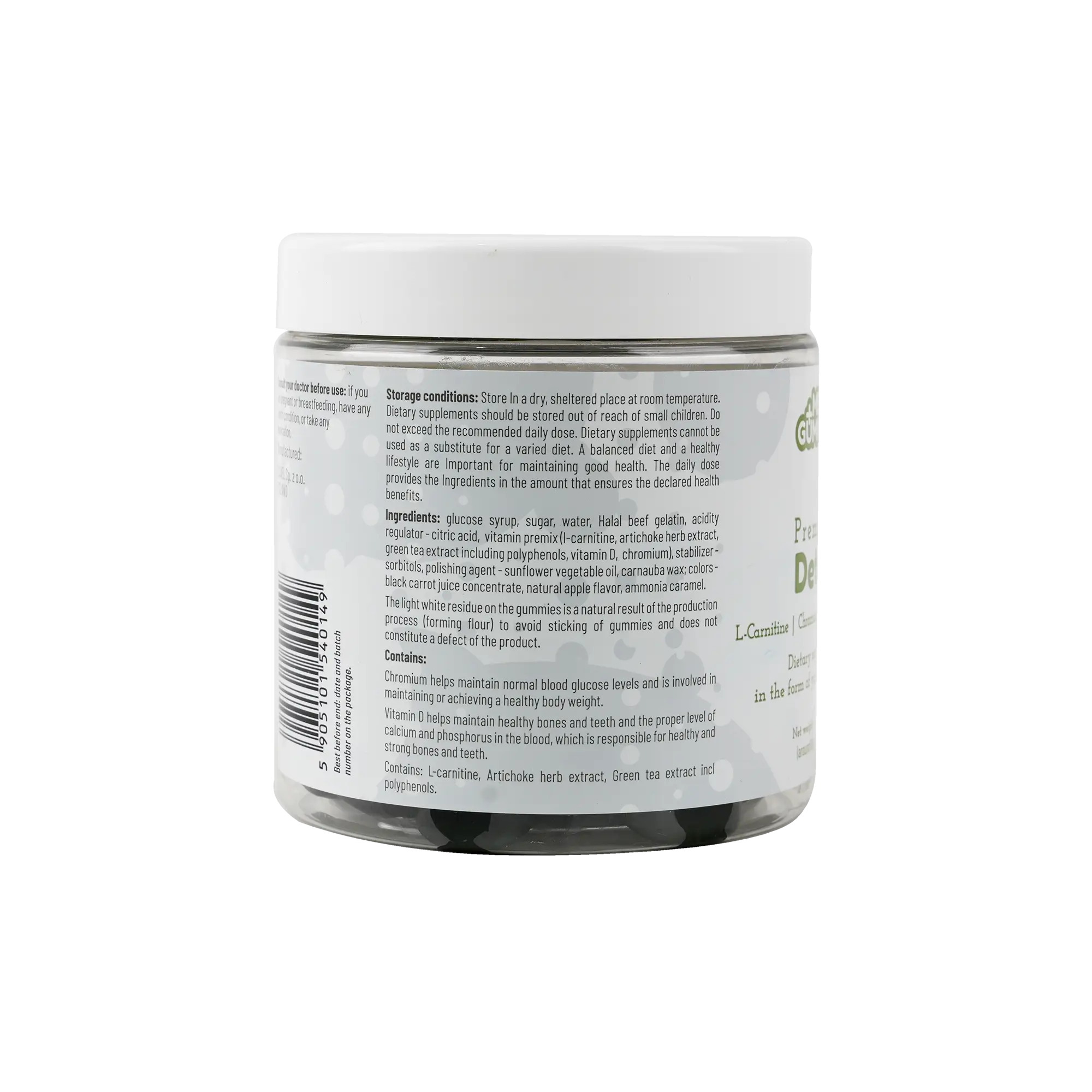FIT 4 LIFE +MED GUMMIES PREMIUM DETOX 300G 60 GUMMIES