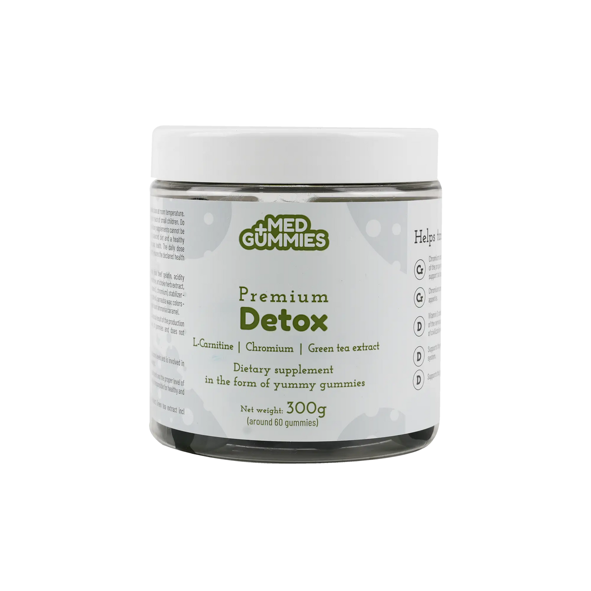 50272-Fit 4 Life +Med Gummies Premium Detox 300G 60 Gummies