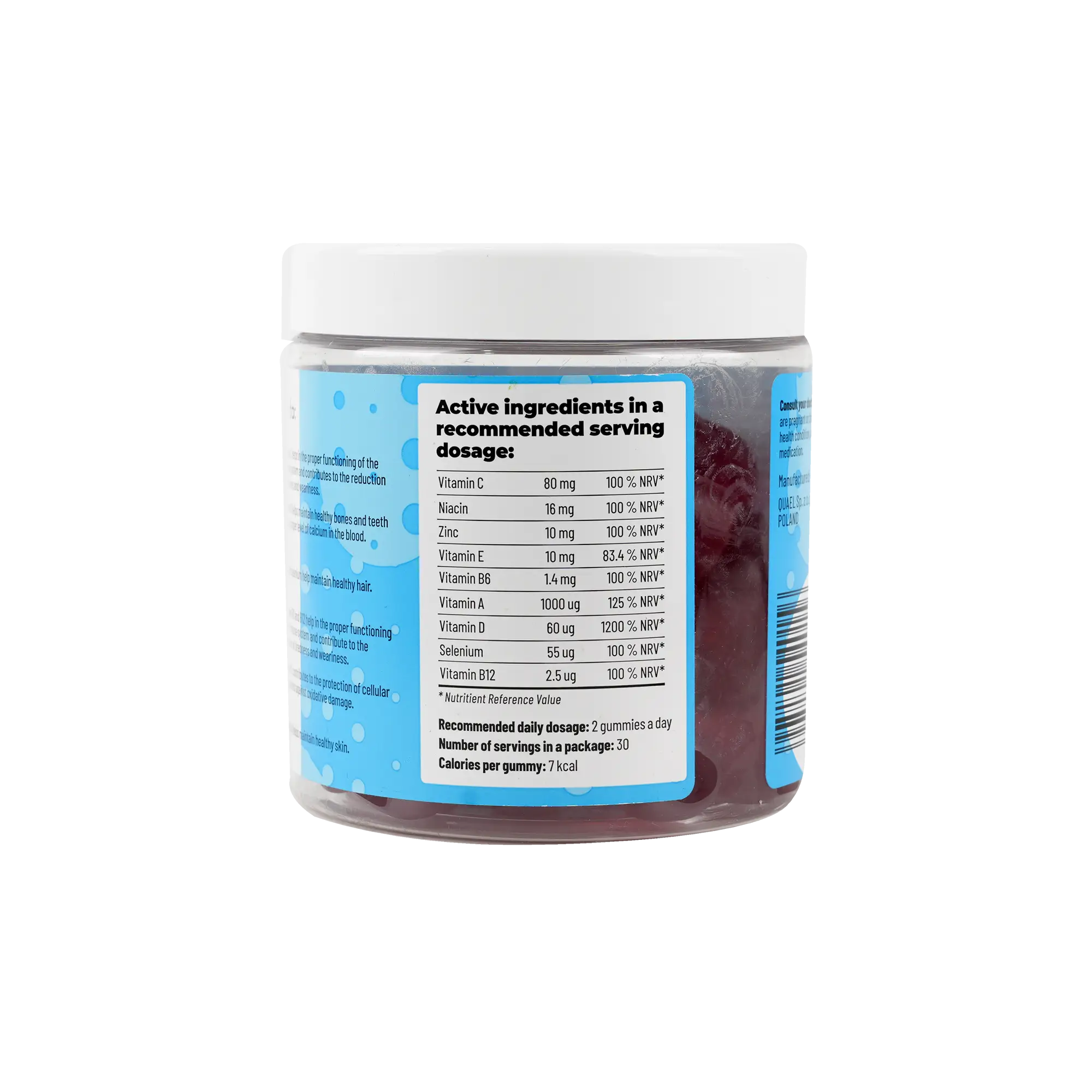 FIT 4 LIFE +MED GUMMIES MULTIVITAMIN VITAM D 300G 60 GUMMIES