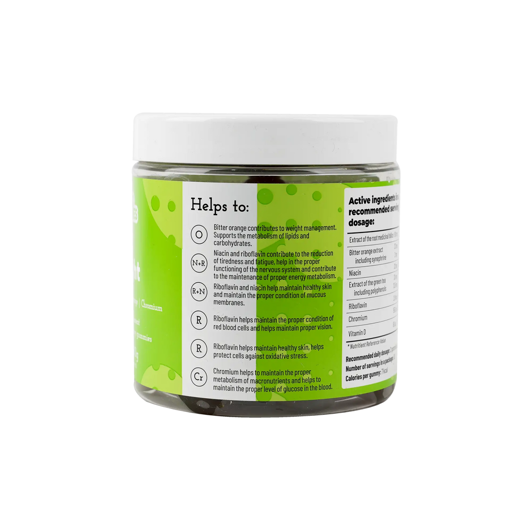 50274-Fit 4 Life +Med Gummies B Light 300G 60 Gummies +1