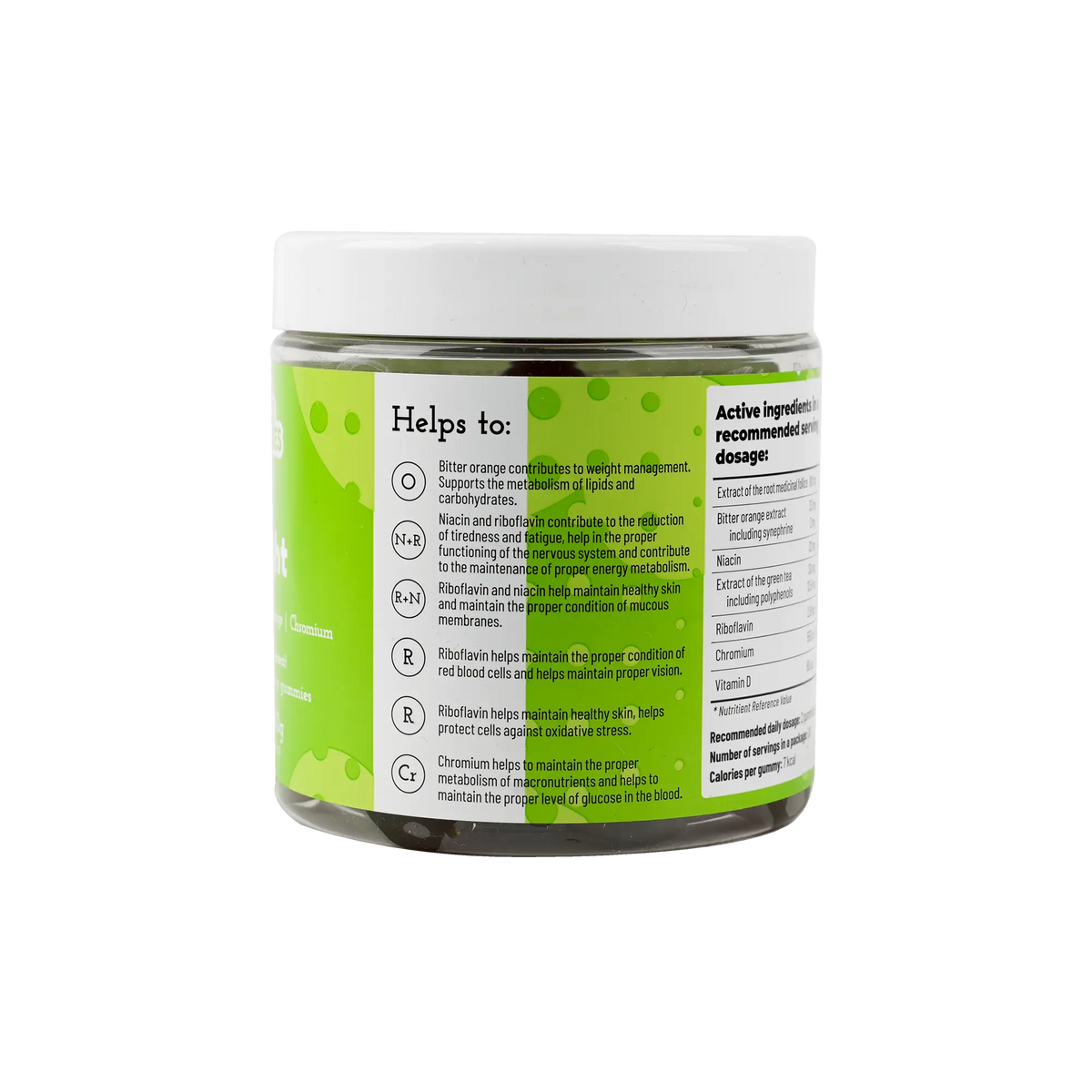 50274-Fit 4 Life +Med Gummies B Light 300G 60 Gummies +1