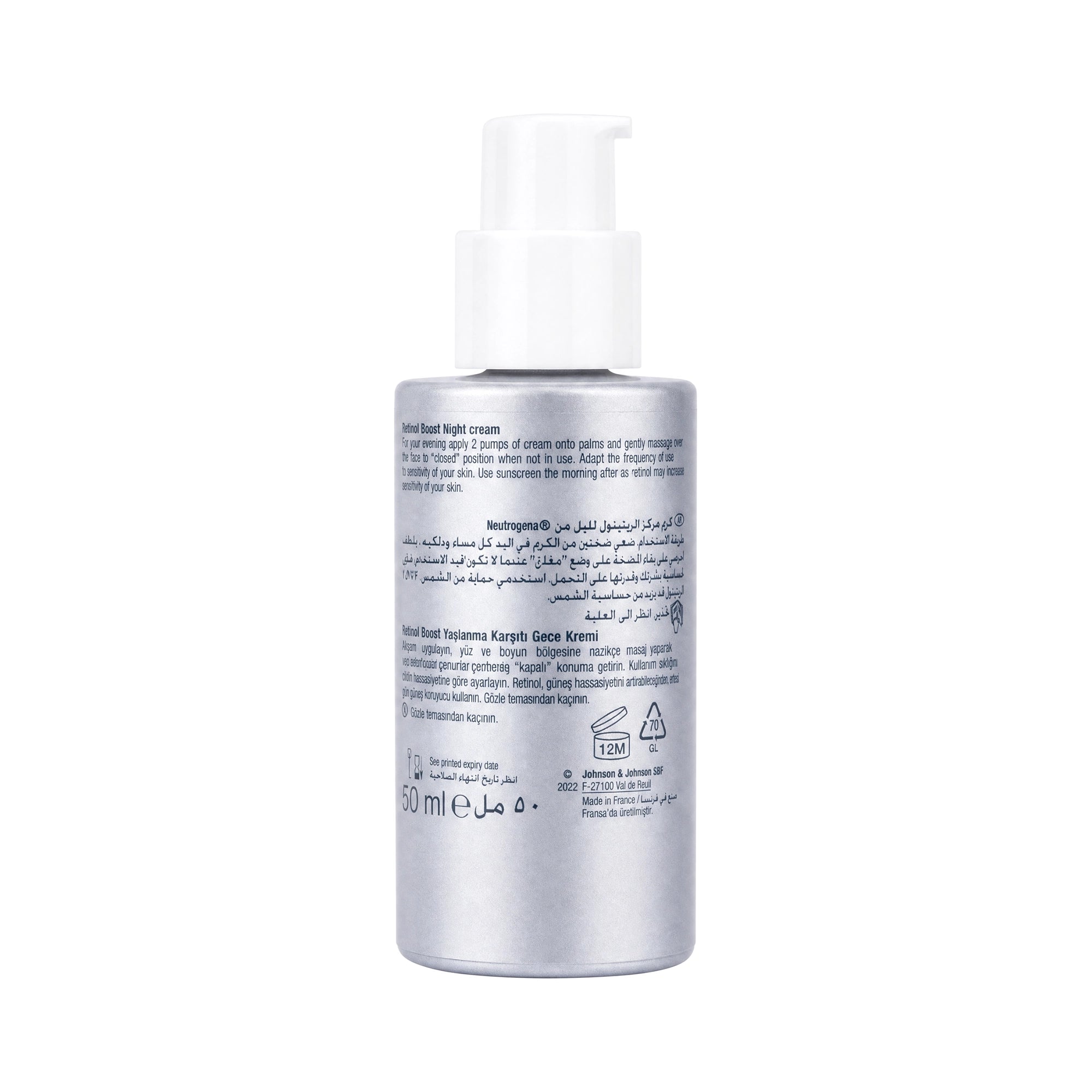 50283-Neutrogena Retinol Boost Night Cream 50ml +2