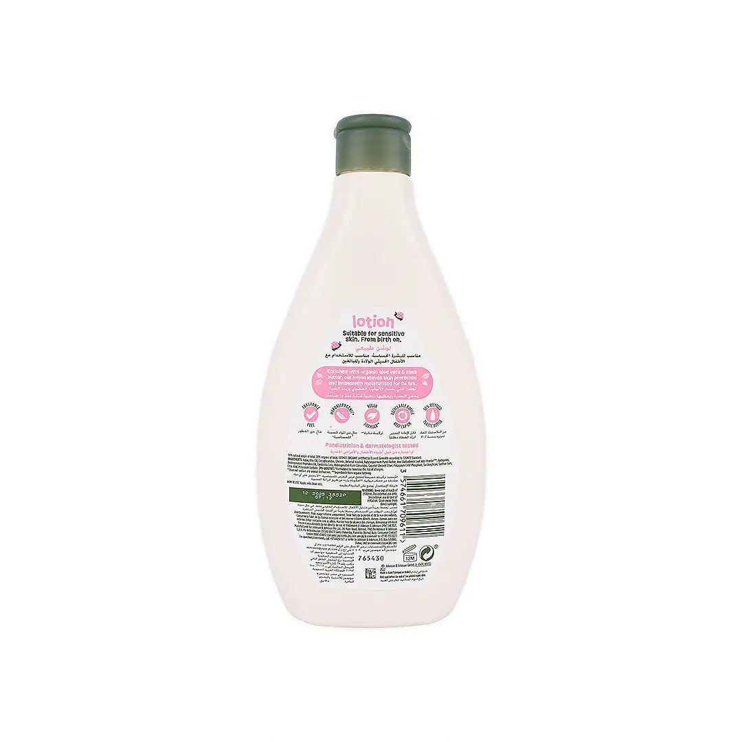 Johnson's Naturally Sensitive Aloe Vera & Shea Lotion 395ml