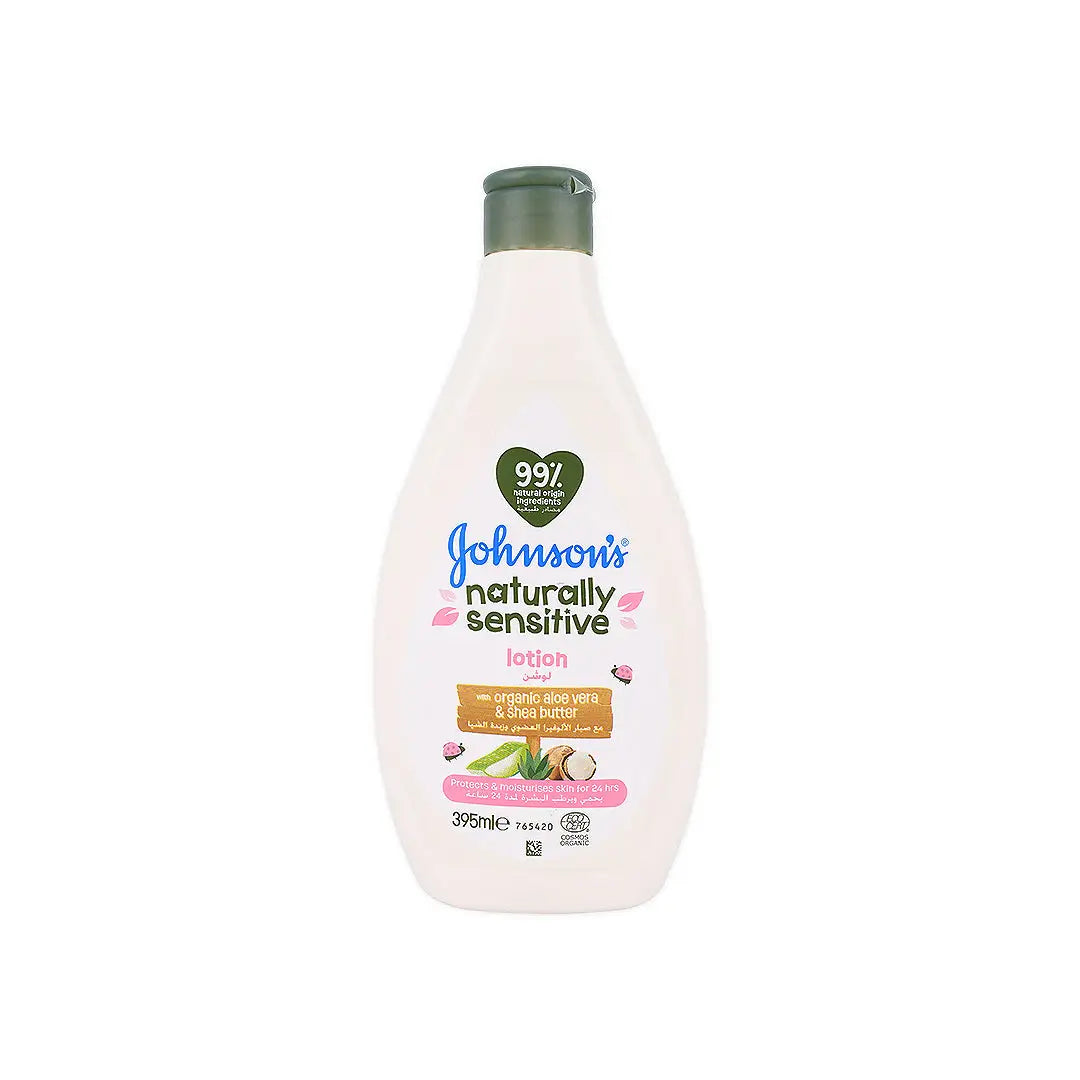 50285-Johnson's Naturally Sensitive Aloe Vera & Shea Lotion 395ml