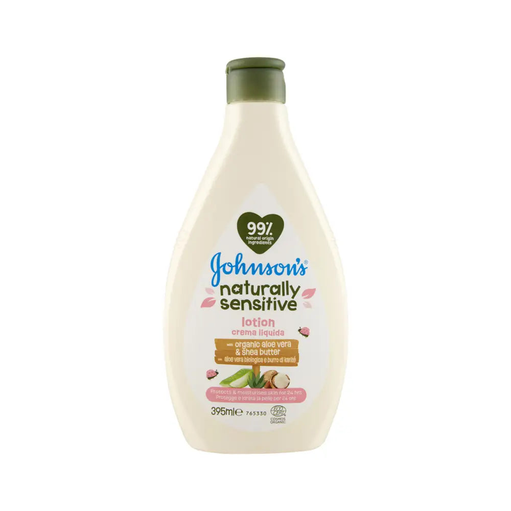 Johnson's Naturally Sensitive Aloe Vera & Shea Lotion 395ml