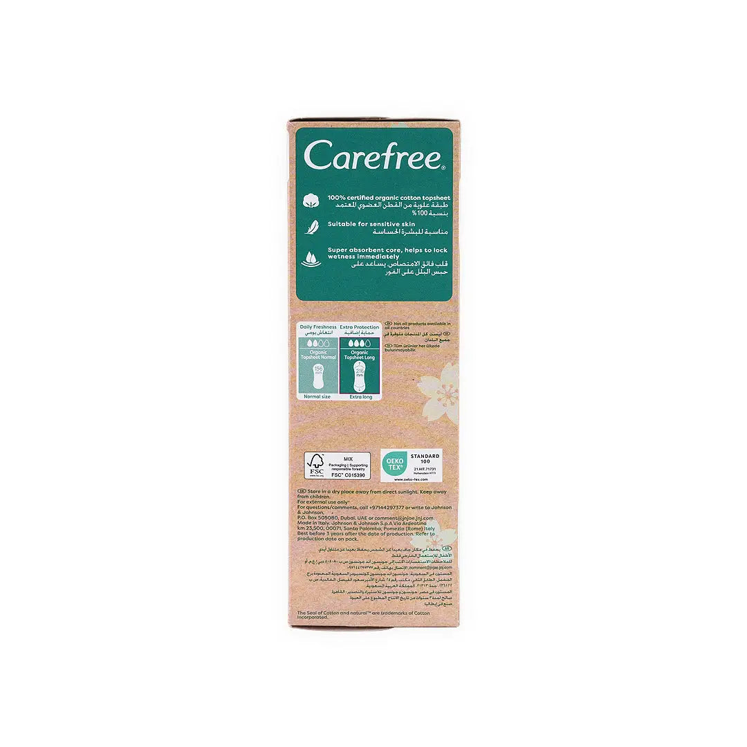 Carefree Cotton Topsheet 24Pcs-Extra long Unscented