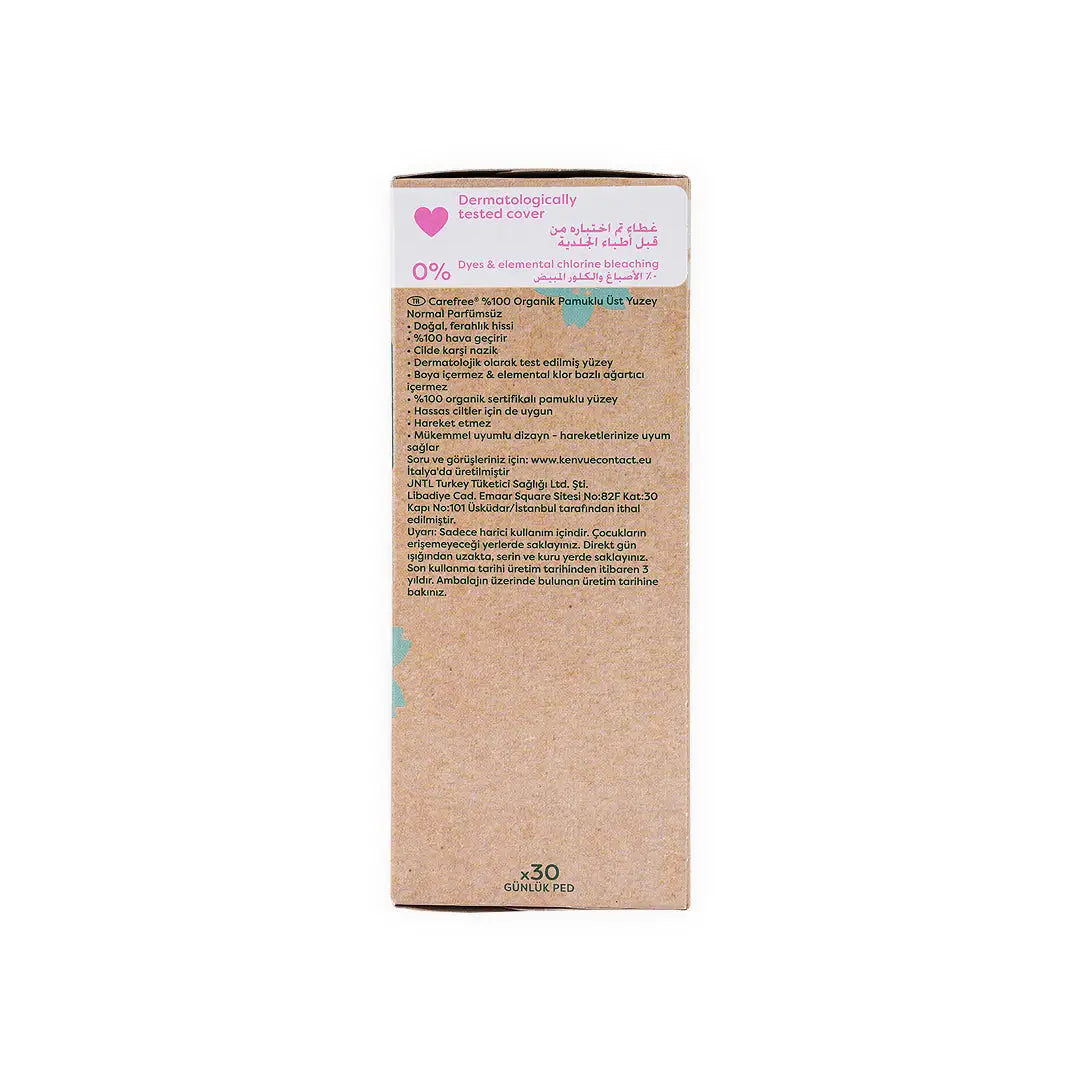 Carefree Cotton Topsheet 30Pcs-Normal Unscented