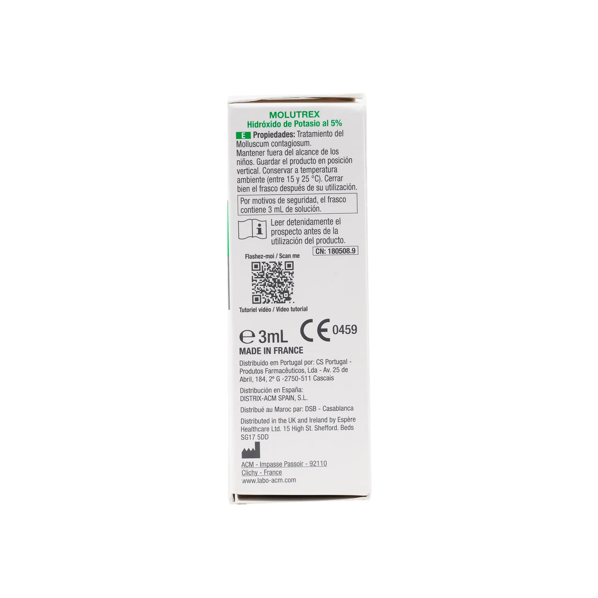 50297-ACM Molutrex 5% Potassium Hydroxide 3Ml +1