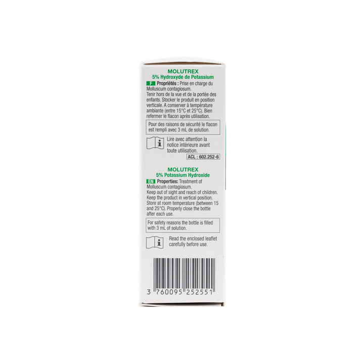 50297-ACM Molutrex 5% Potassium Hydroxide 3Ml +2