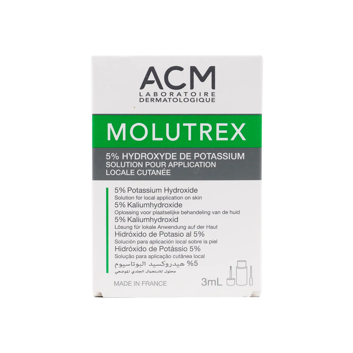 50297-ACM Molutrex 5% Potassium Hydroxide 3Ml