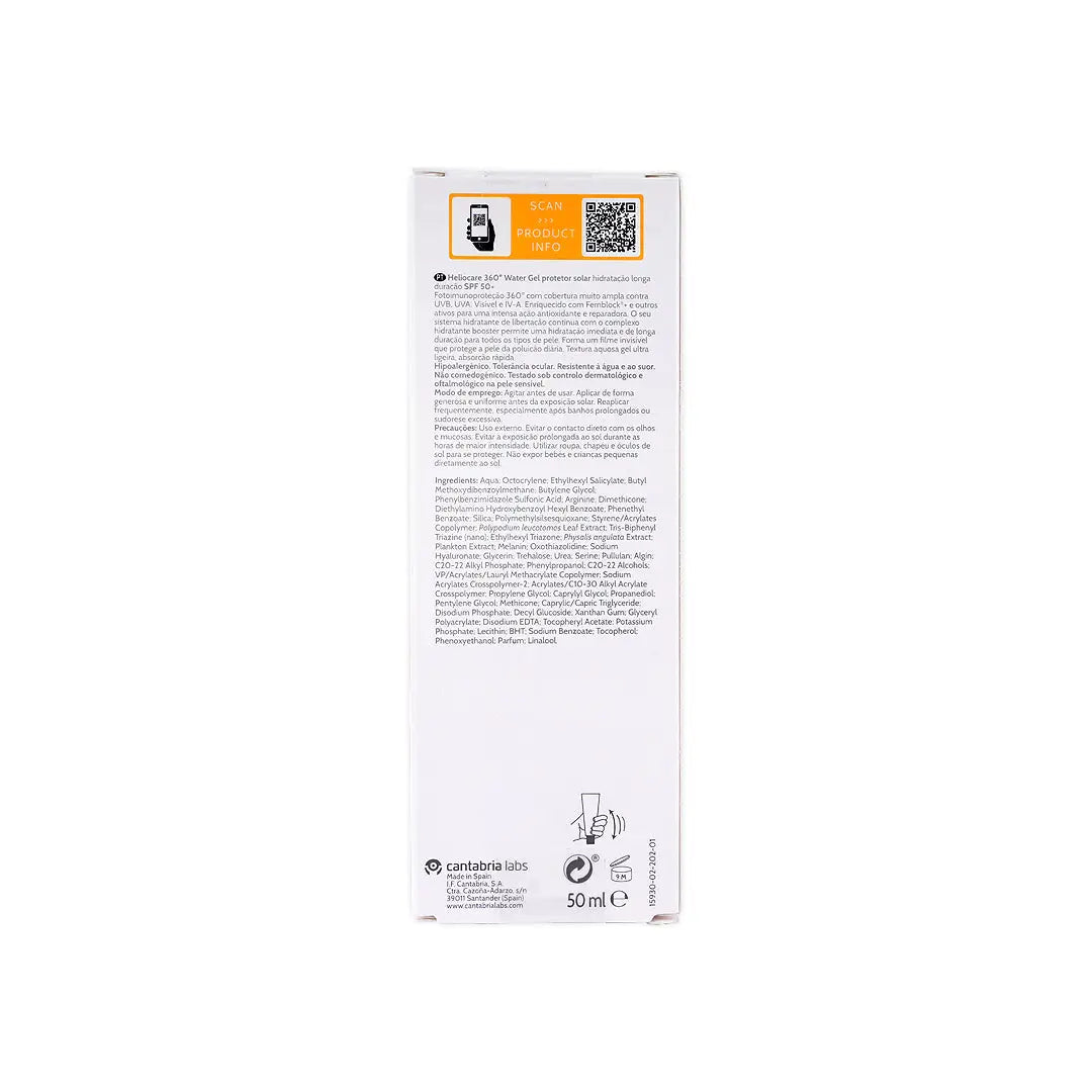 HELIOCARE 360 SUNSCREEN SPF50  WATER GEL 50ML