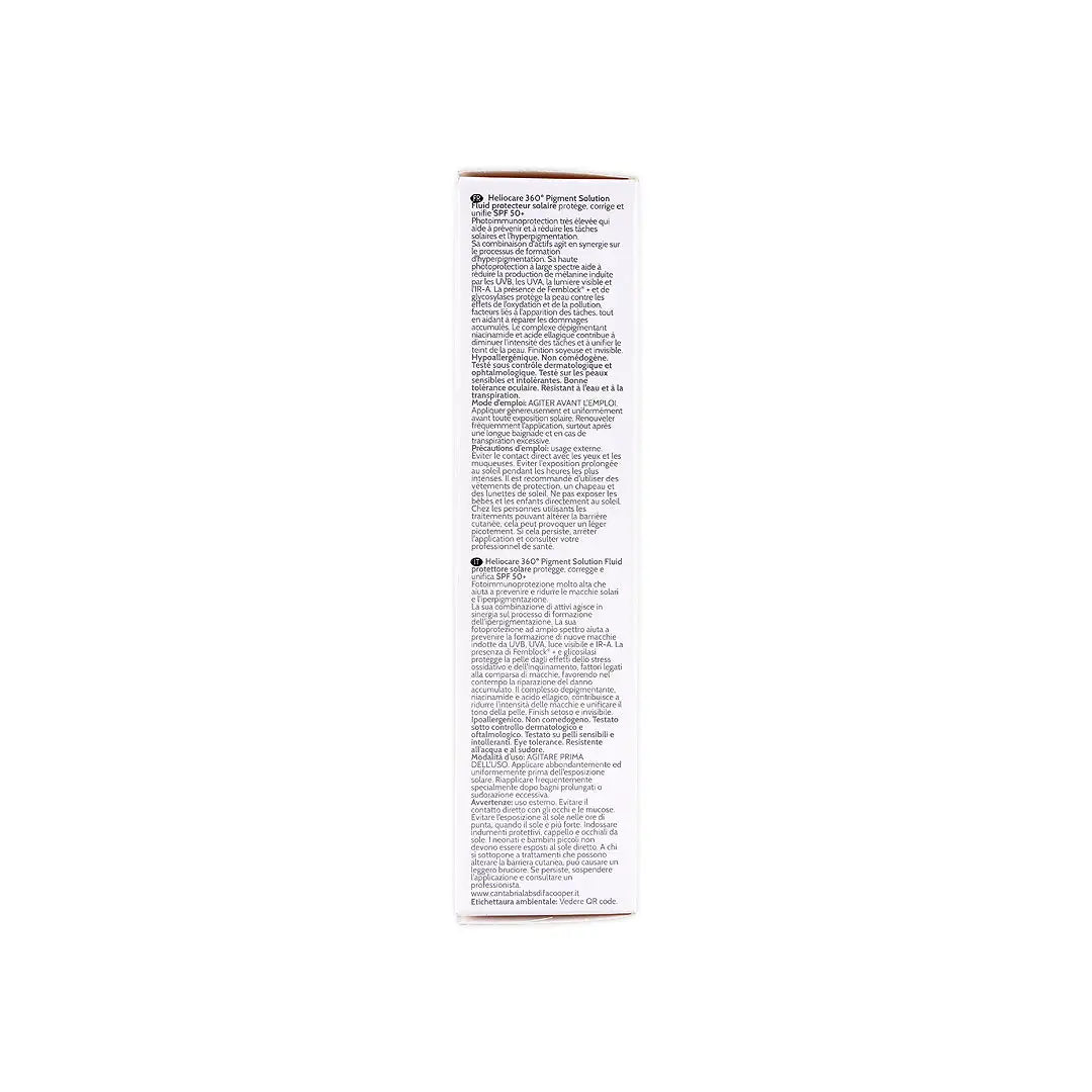 HELIOCARE 360 SUNSCREEN SPF50 PIGMENT SOLUTION FLUID 50ML