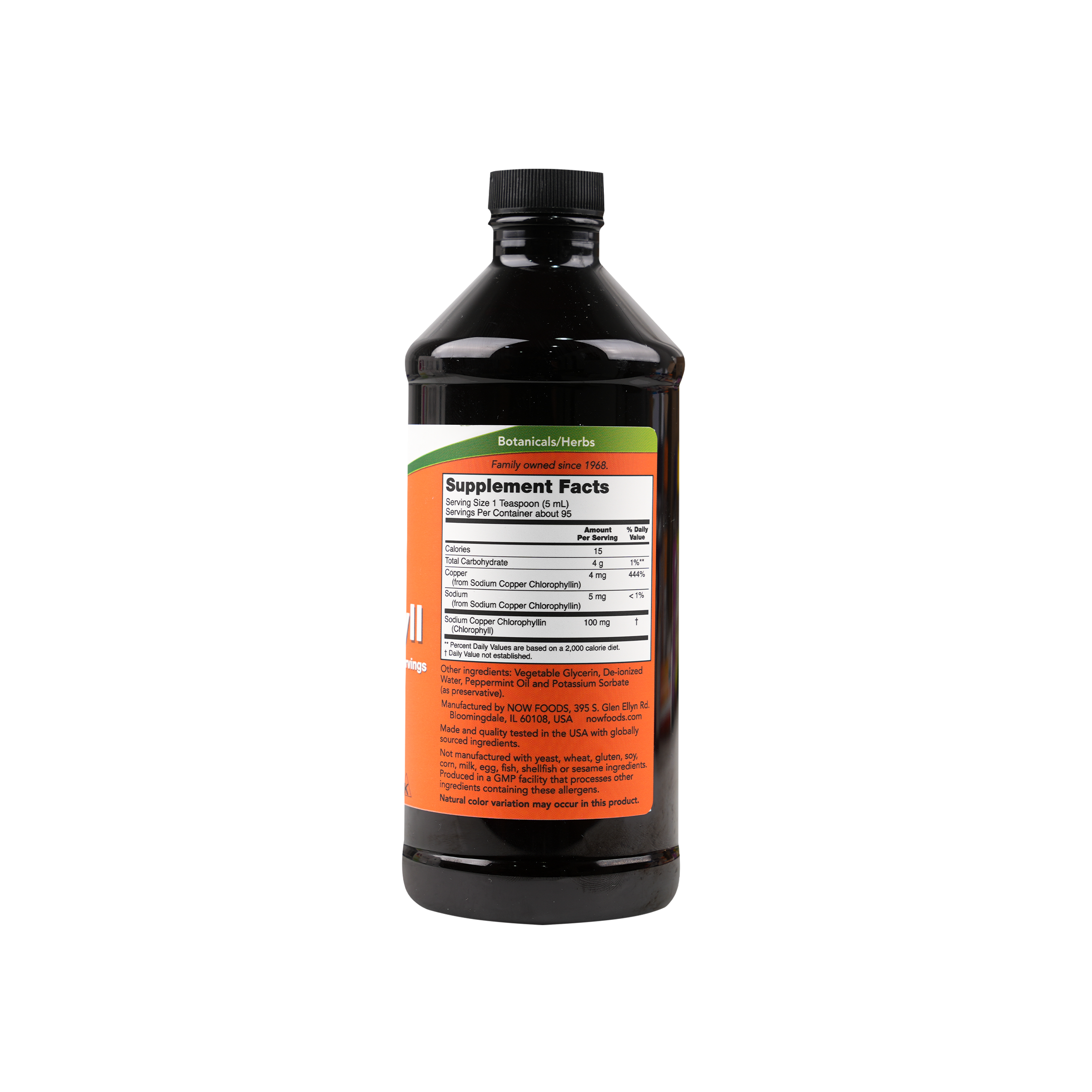 NOW LIQUID CHLOROPHYLL 473ML