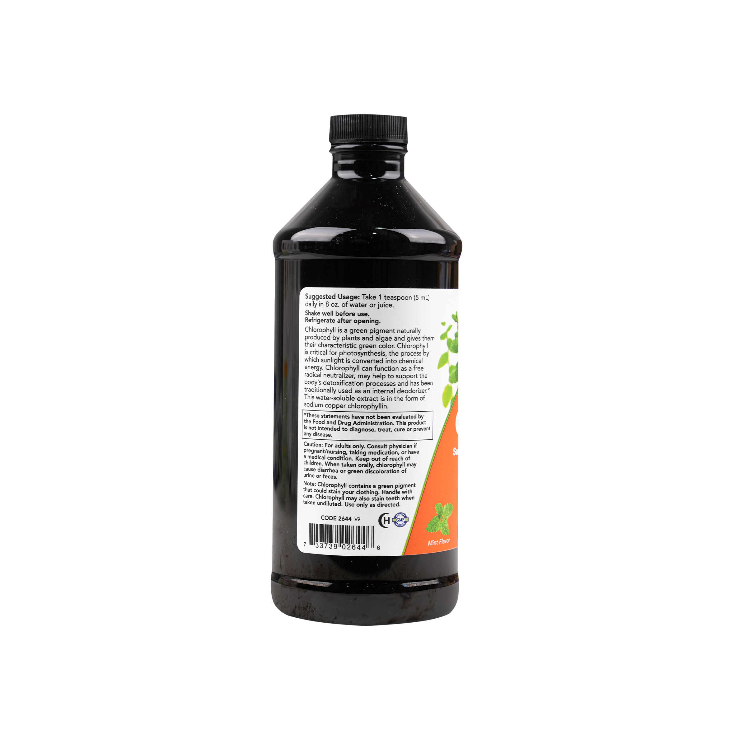 NOW LIQUID CHLOROPHYLL 473ML