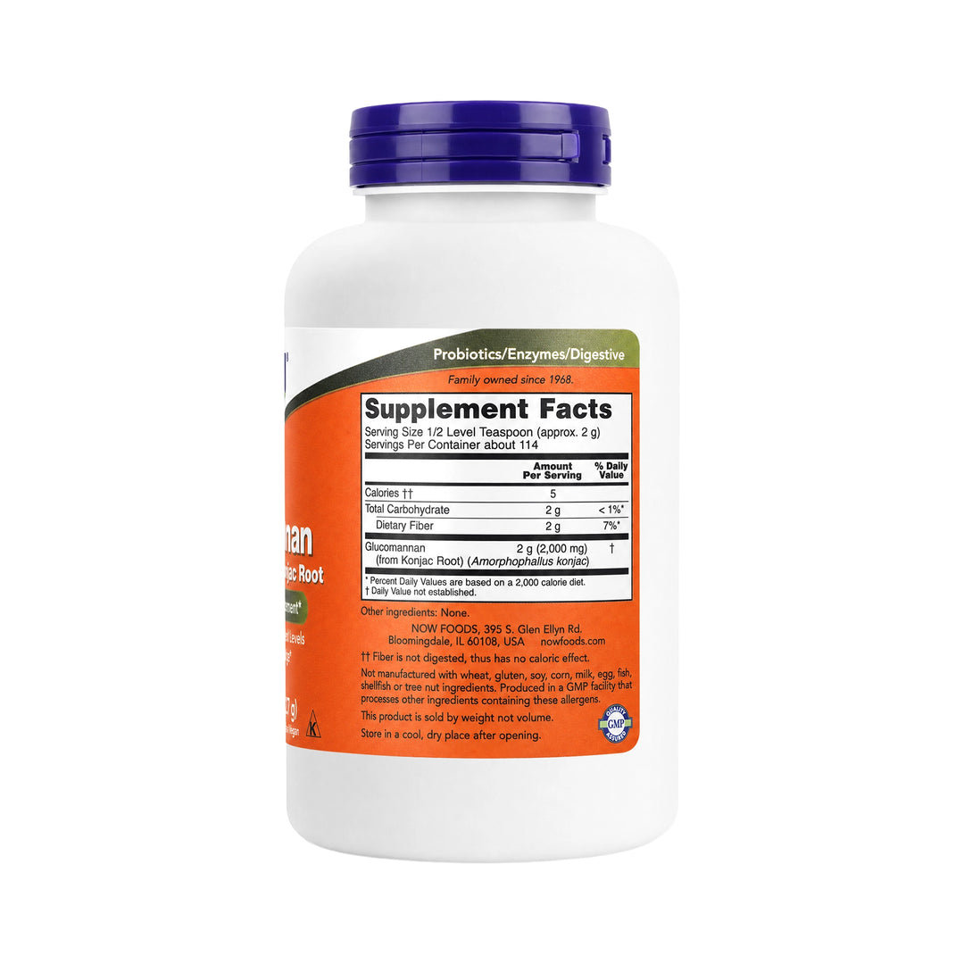 50314-NOW Glucomannan  Konjac Root Powder 227gm +1