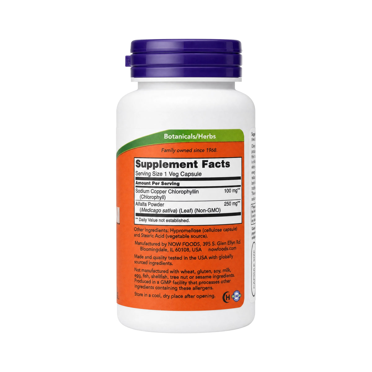 50315-Now Chlorophyll 100mg 90Capsules +1