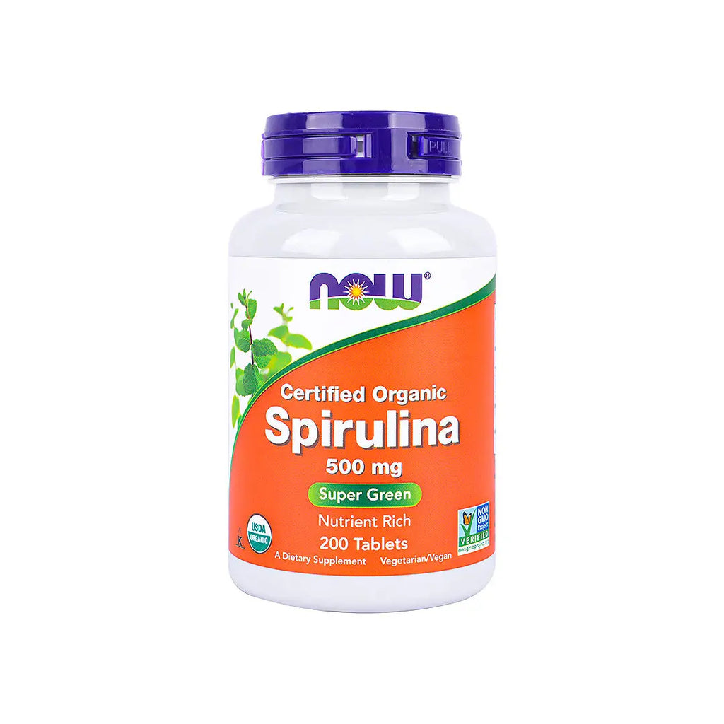NOW Spirulina 500Mg 200 Tablets
