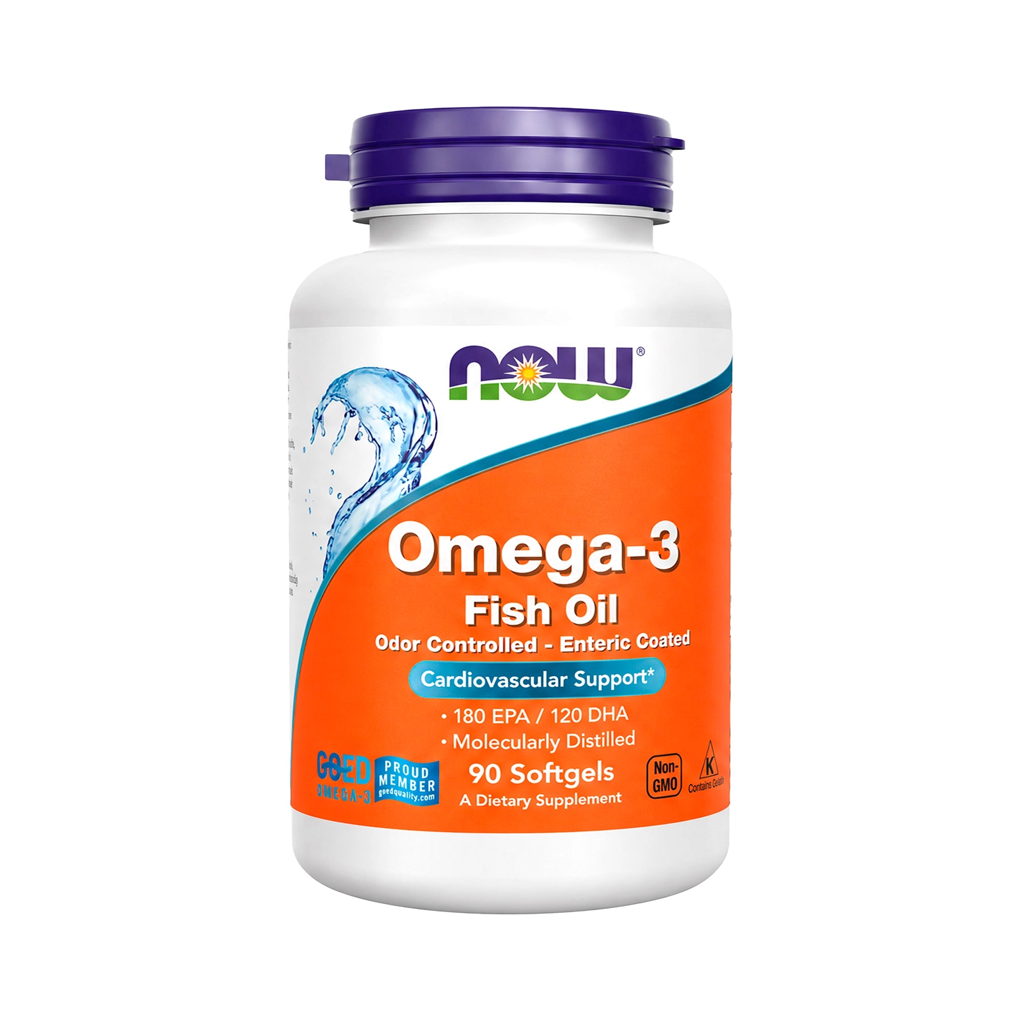 50318-NOW Omega-3 180Epa-120Dha 90 Softgels