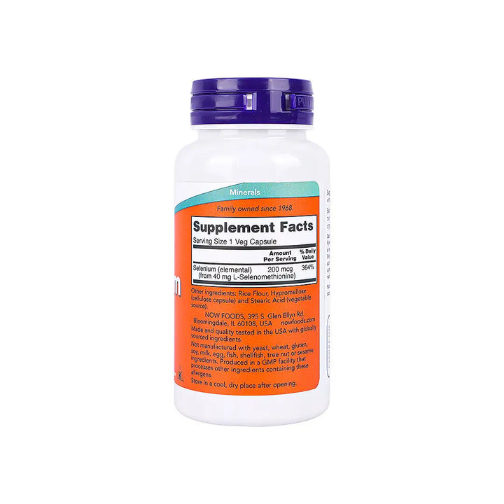 50319-NOW Selenium 200Mg 90 Caps +2