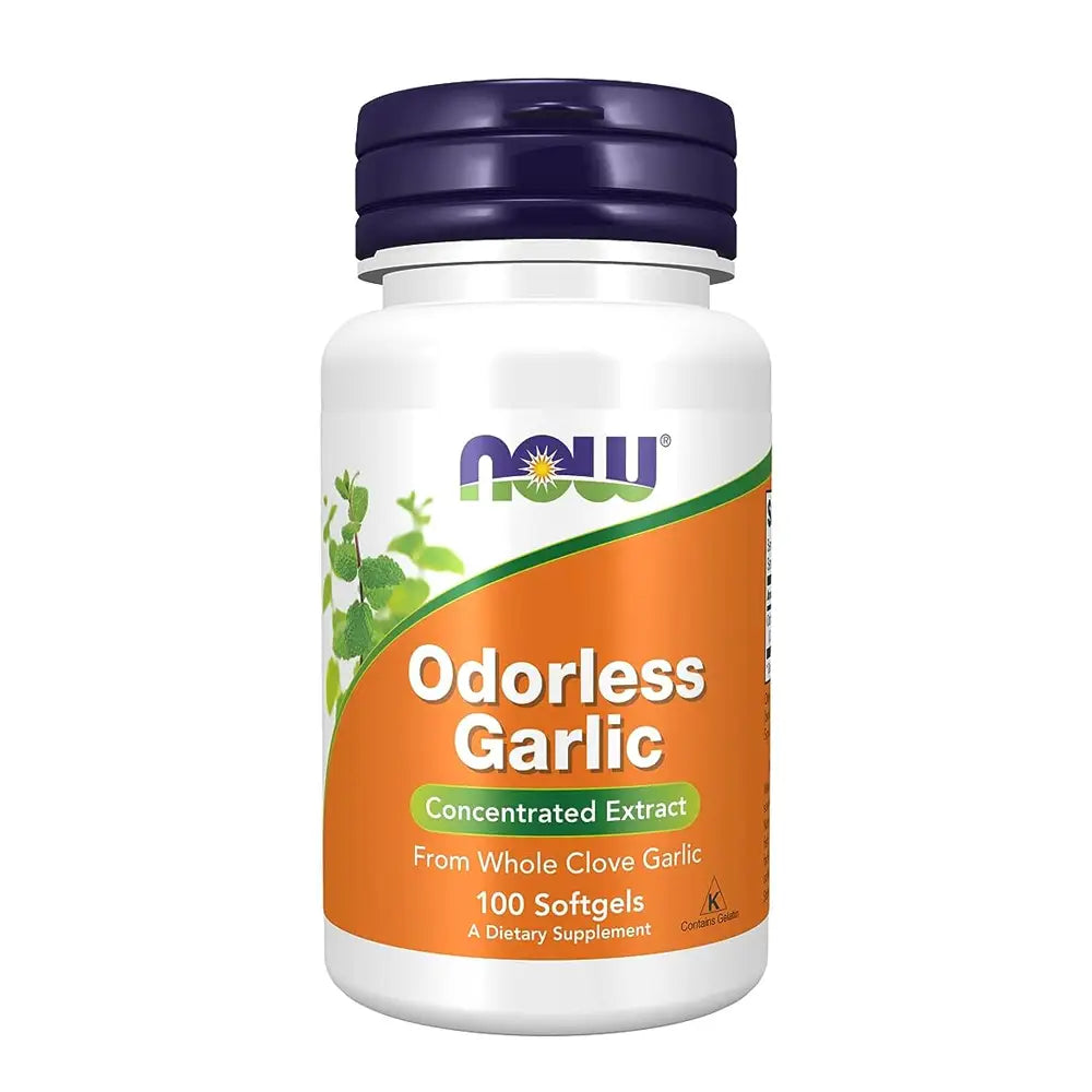 NOW ODORLESS GARLIC 50MG 100 SOFTGELS