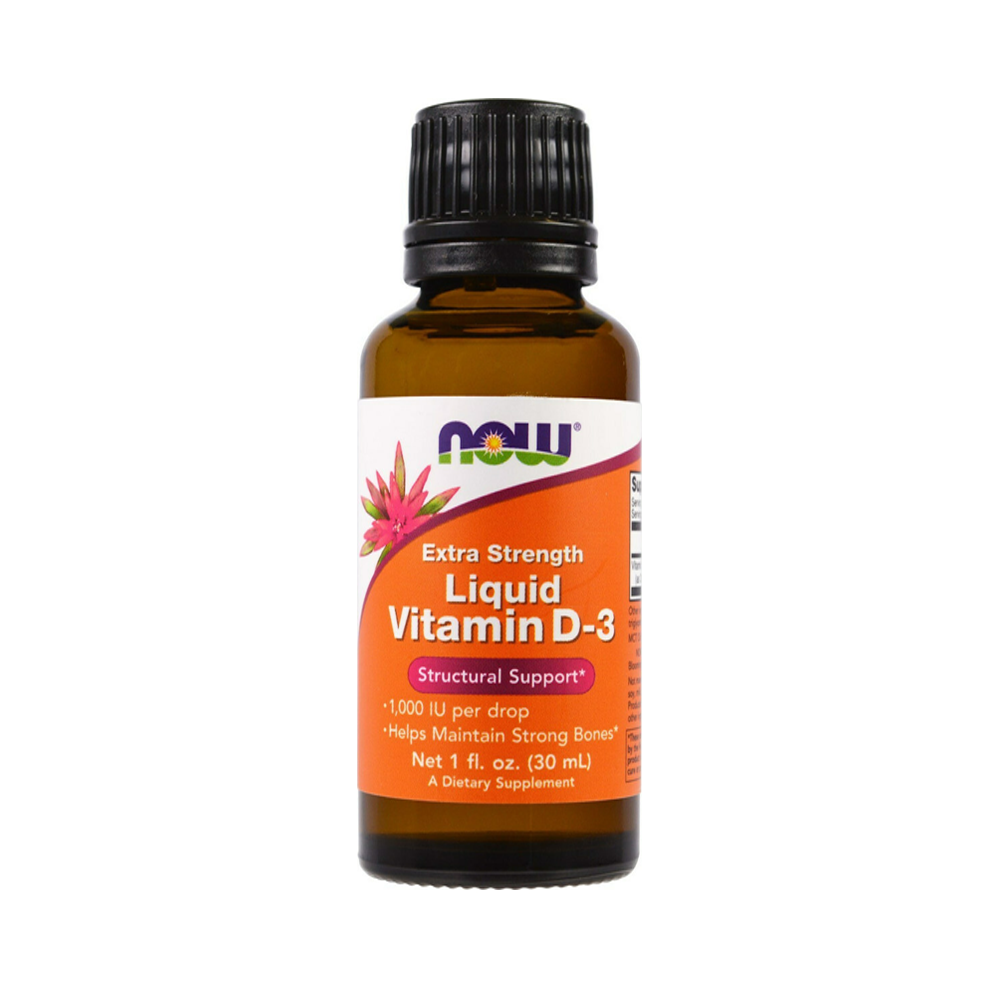 NOW LIQUID VITAMIN D-3 1000IU 30ML