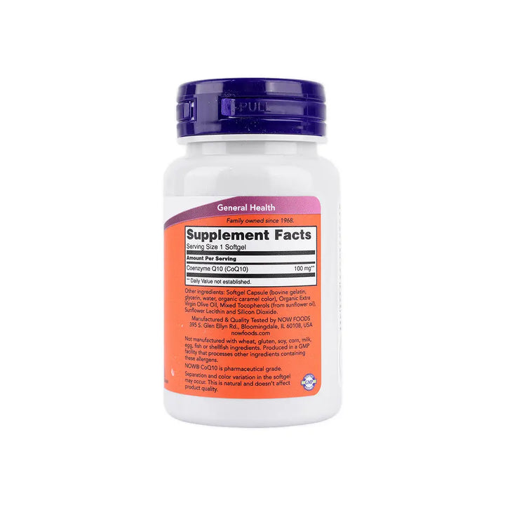 50331-NOW Co Q10 100Mg 50Softgels +2