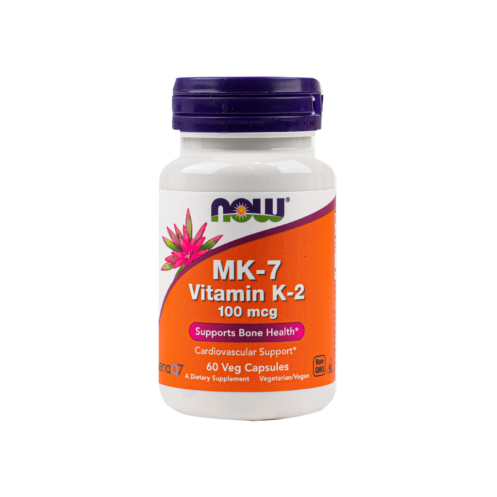 NOW MK-7 VITAMIN K-2 100MCG 60VEG CAPS