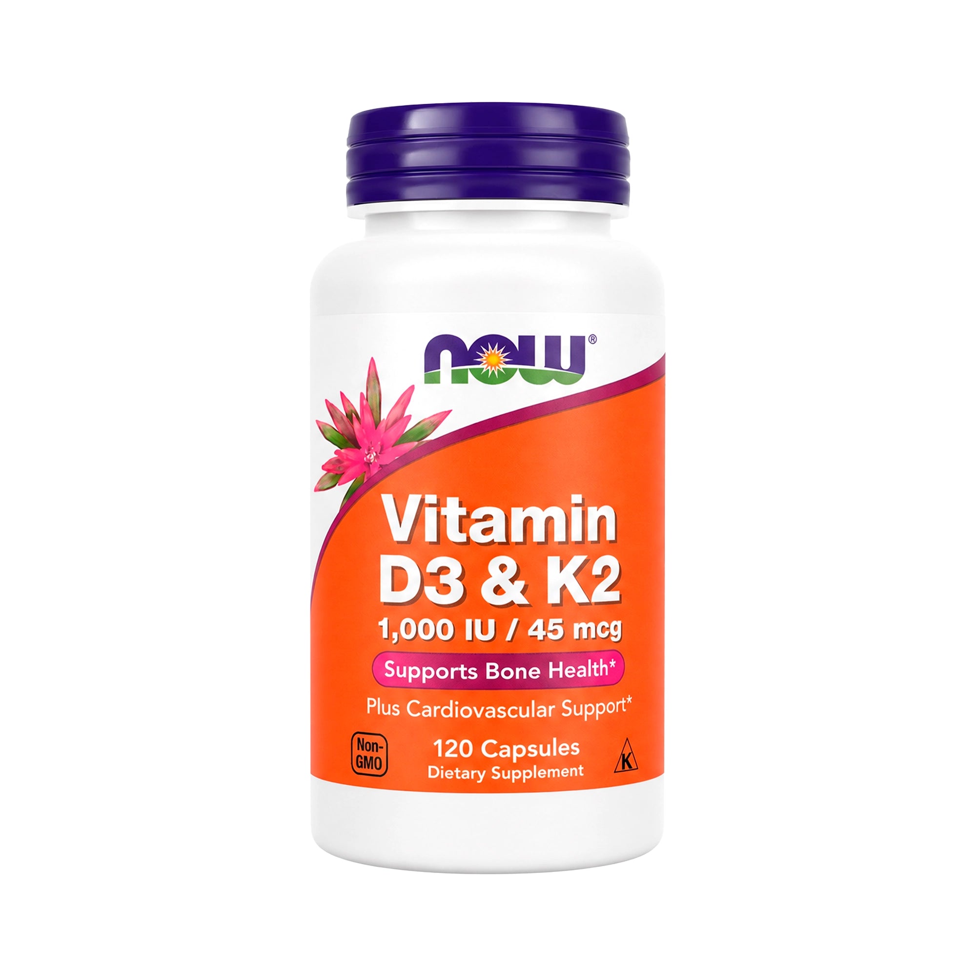 50335-Now Vitamin D-3 & K-2 1000Iu-45Mg 120 Capsules