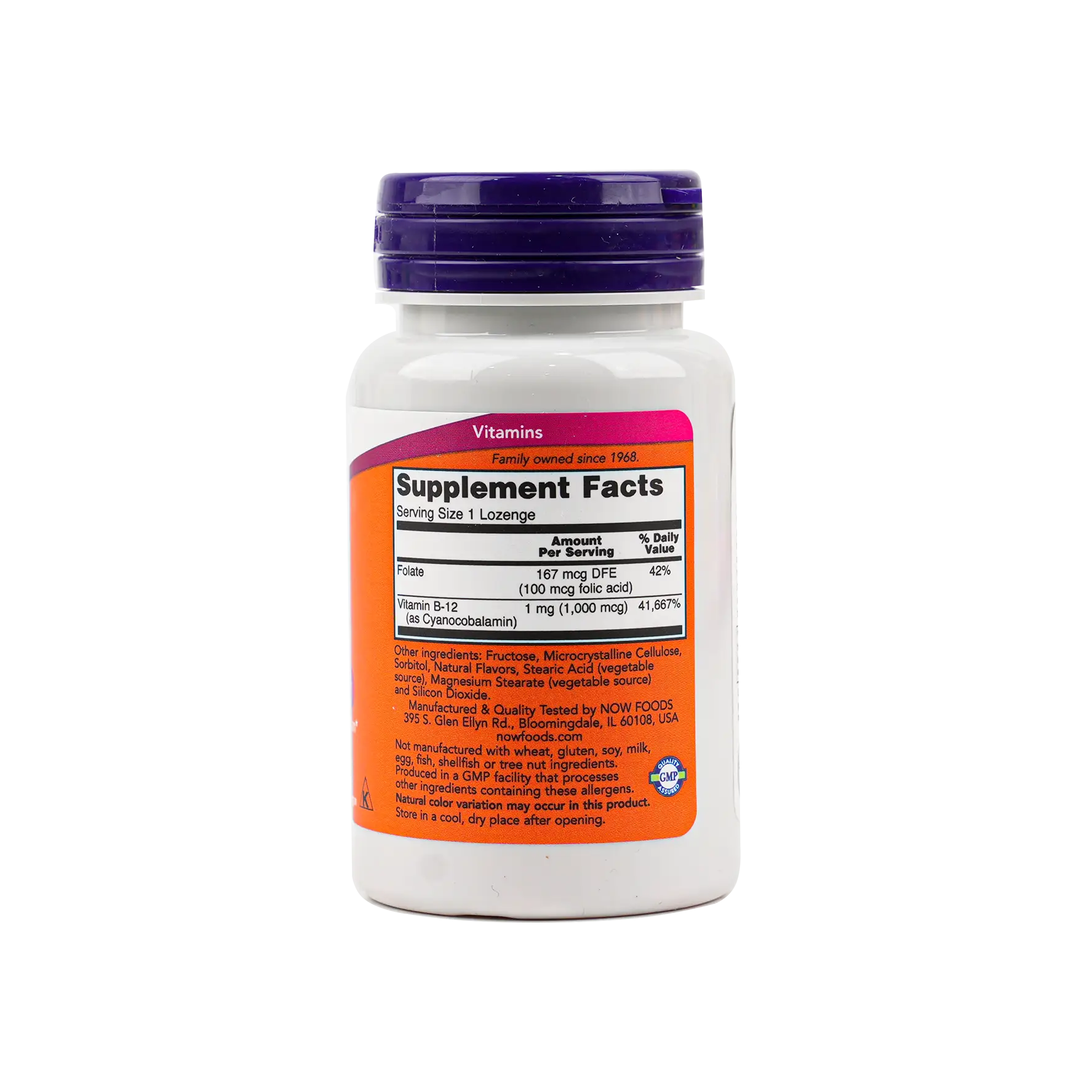 NOW B-12 1000MG 100 LOZENGES