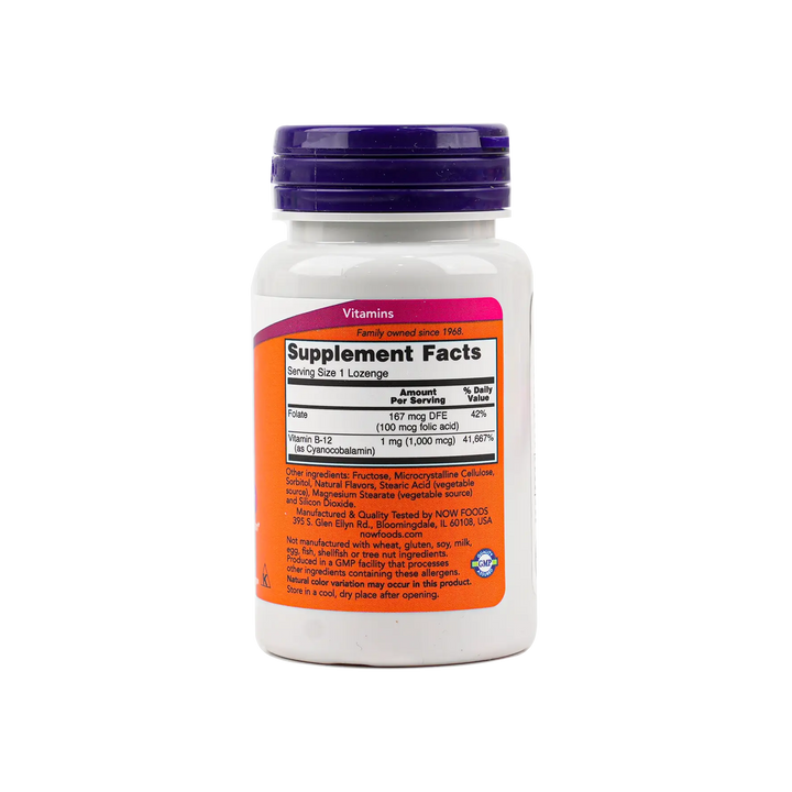 50340-NOW B-12 1000Mg 100 Lozenges +1