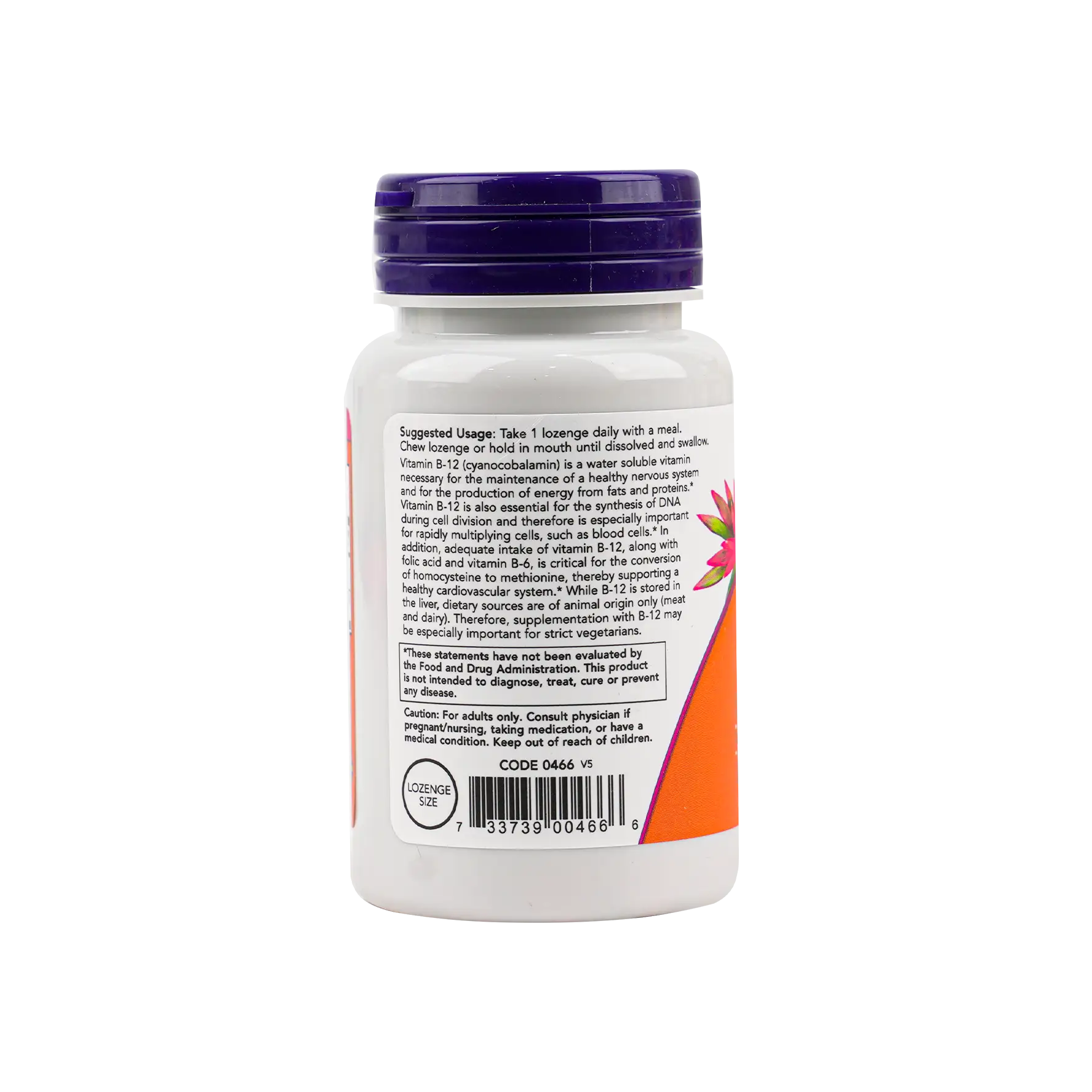 NOW B-12 1000MG 100 LOZENGES