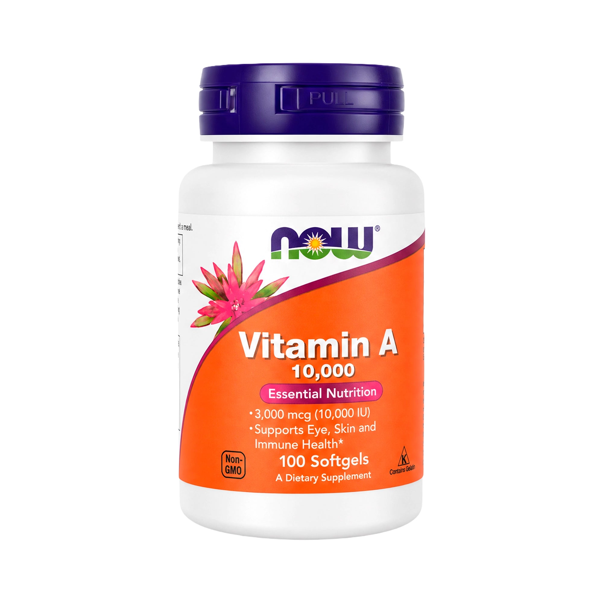 50342-NOW Vitamin A 3000Mcg 10000 Iu 100 Softgels