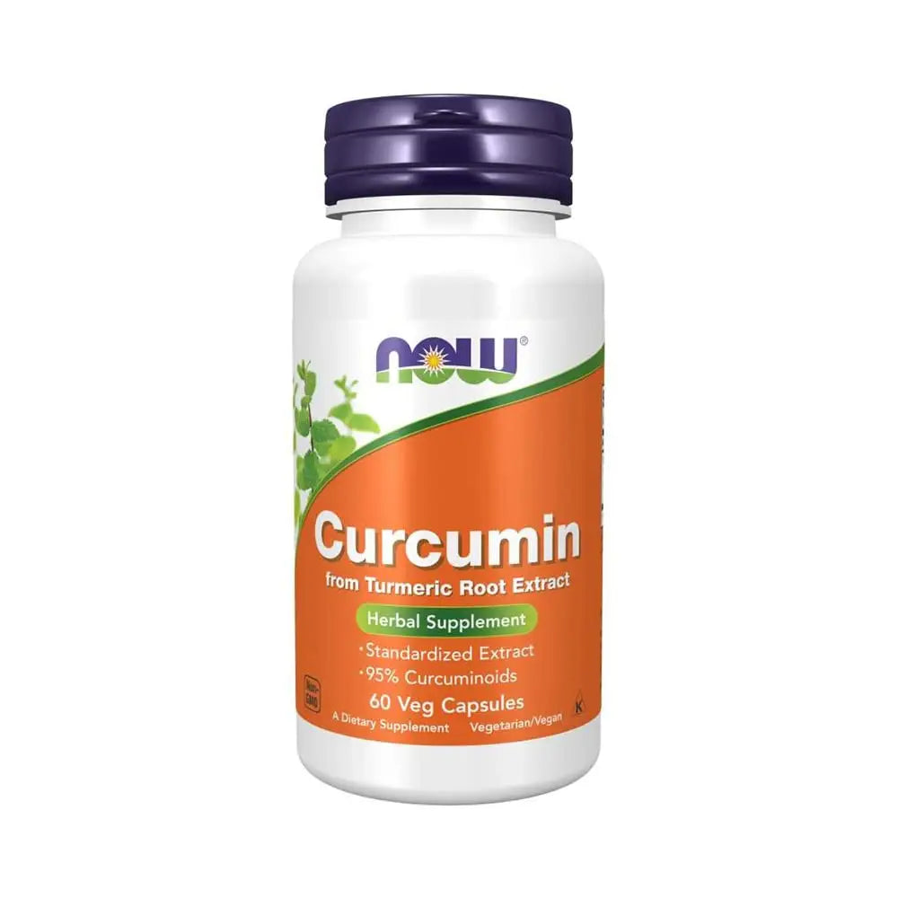 NOW TURMERIC CURCUMIN 60 VEG CAPS