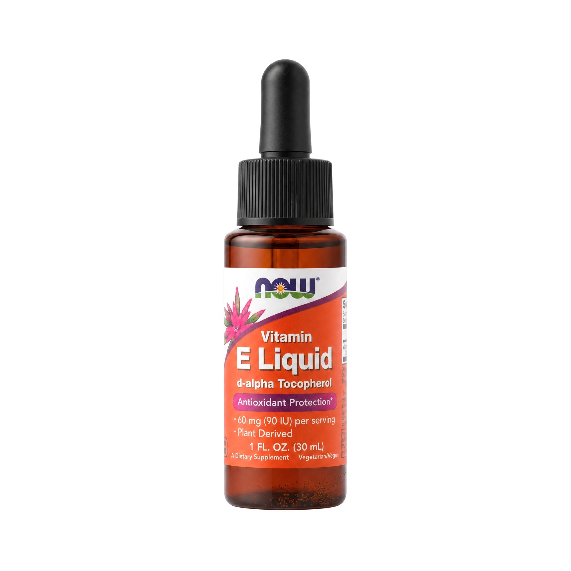 50344-NOW Vitamin E Liquid 60mg (90 Iu) 30ml