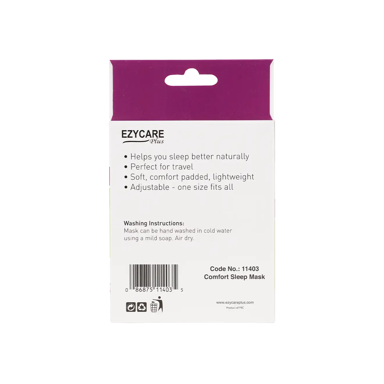 EZYCARE PLUS COMFORT SLEEP MASK 11403