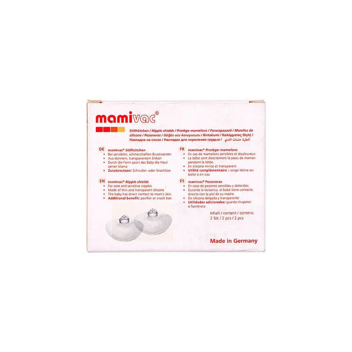 50364-Mamivac Nipple Shields Cherry Shape 22mm 2Pcs-M +1