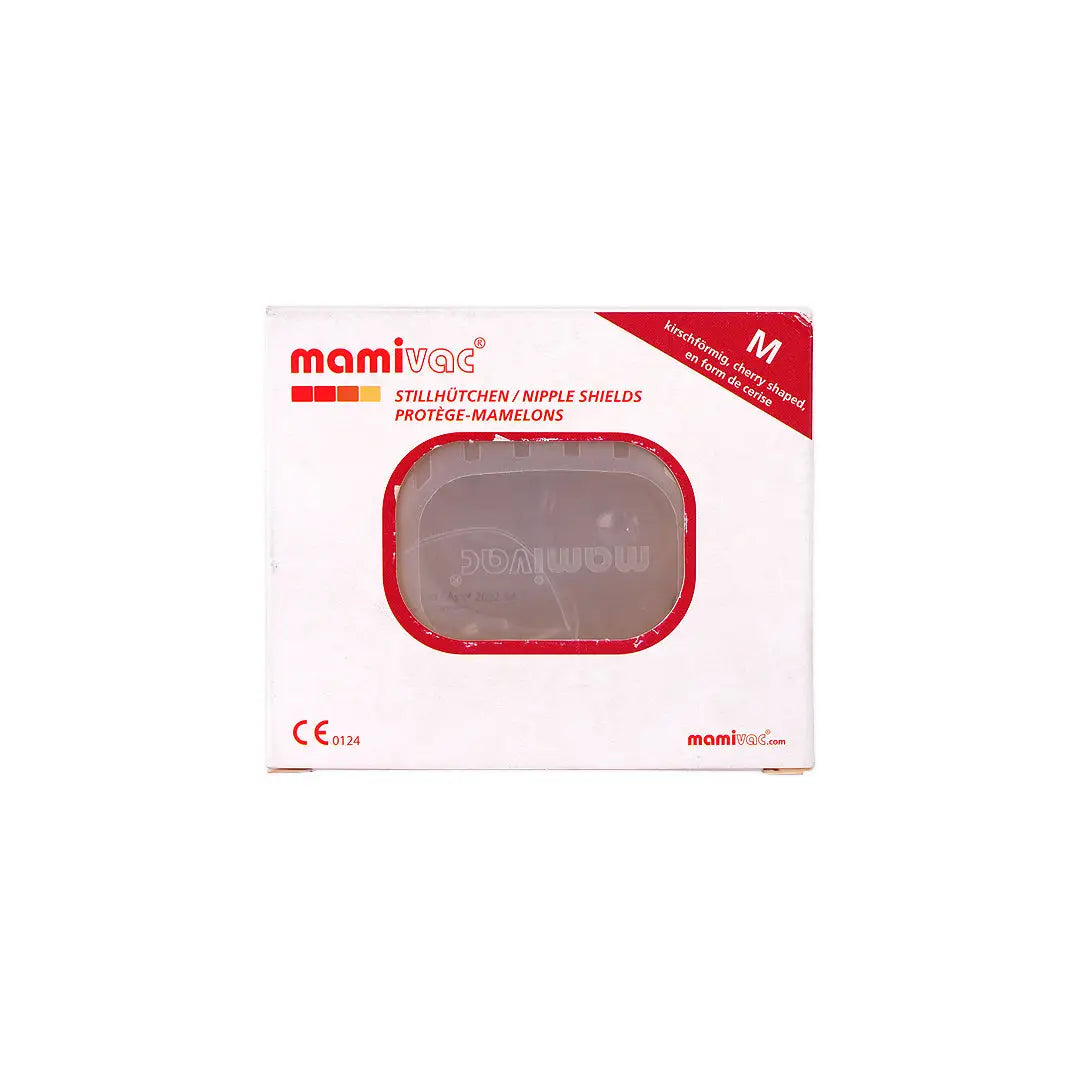 50364-Mamivac Nipple Shields Cherry Shape 22mm 2Pcs-M +5