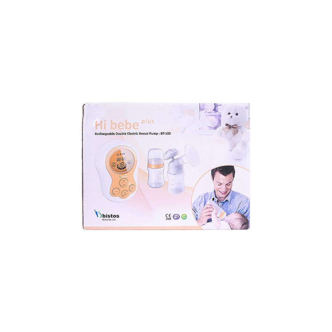 Hi Bebe Plus Rechargeable Double Breast Pump BT-100 Orange