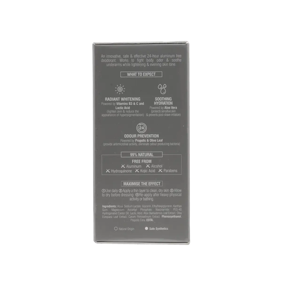 BEESLINE OFFER-WHITENING ROLL ON DEO 24h ZERO ALUMINUM (1+1)