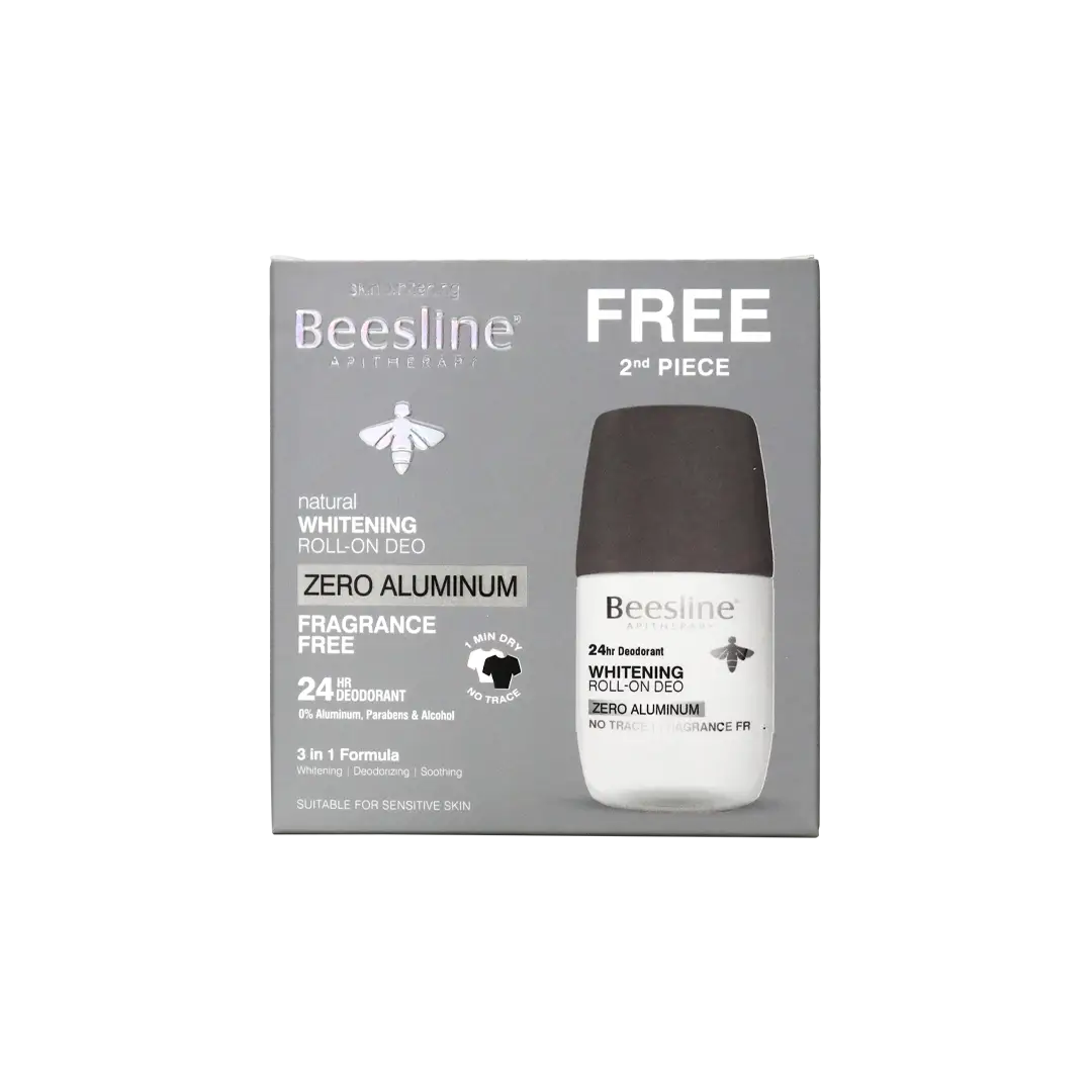 BEESLINE OFFER-WHITENING ROLL ON DEO 24h ZERO ALUMINUM (1+1)